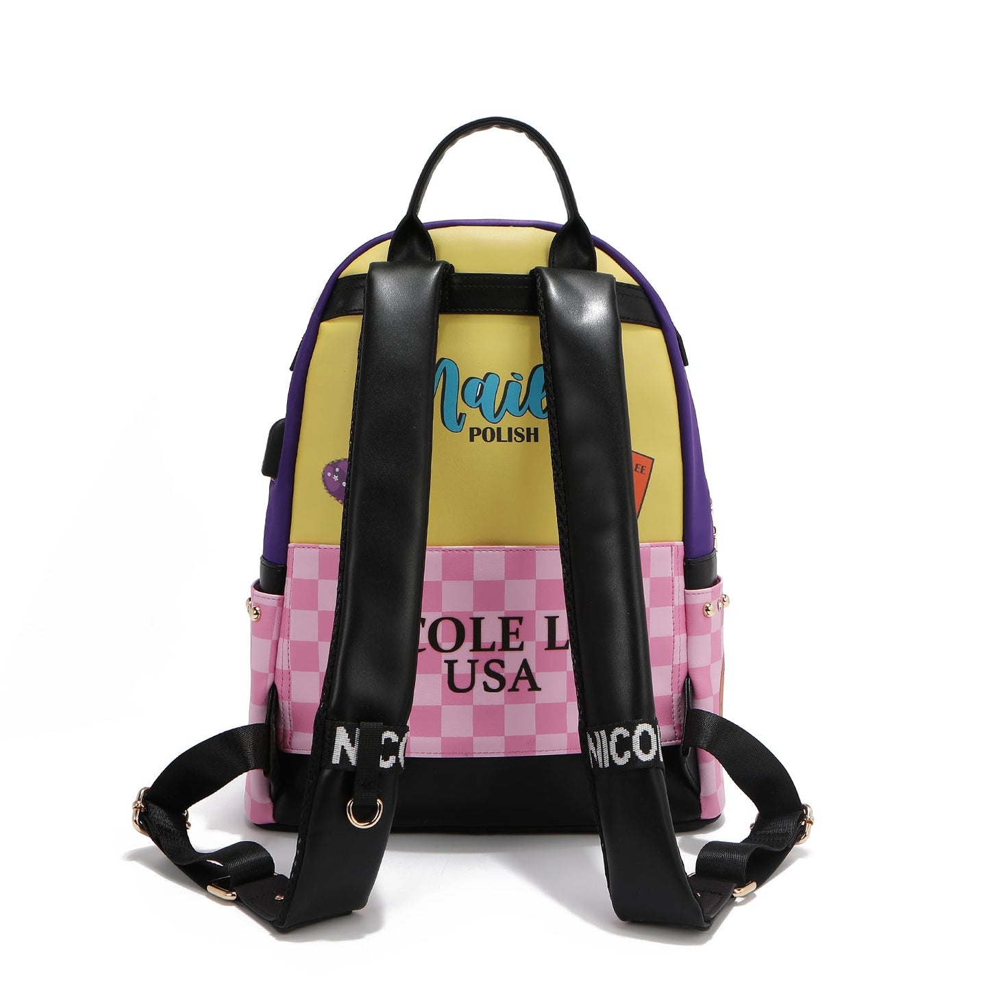 MOCHILA PARA PORTÁTIL CON PUERTO DE CARGA USB (NAIL POLISH)