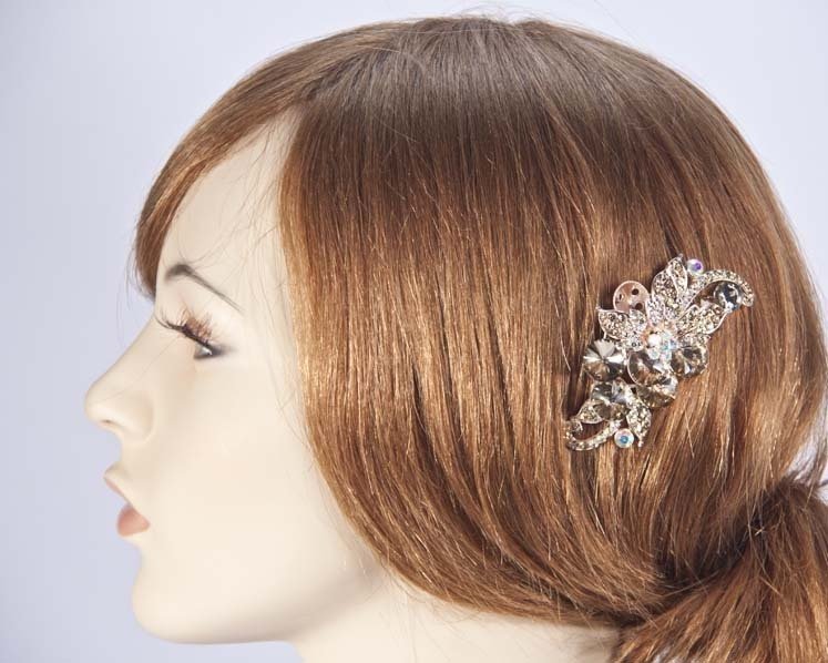 Bridal antique gold hair comb headpiece buy online in Australia BR06