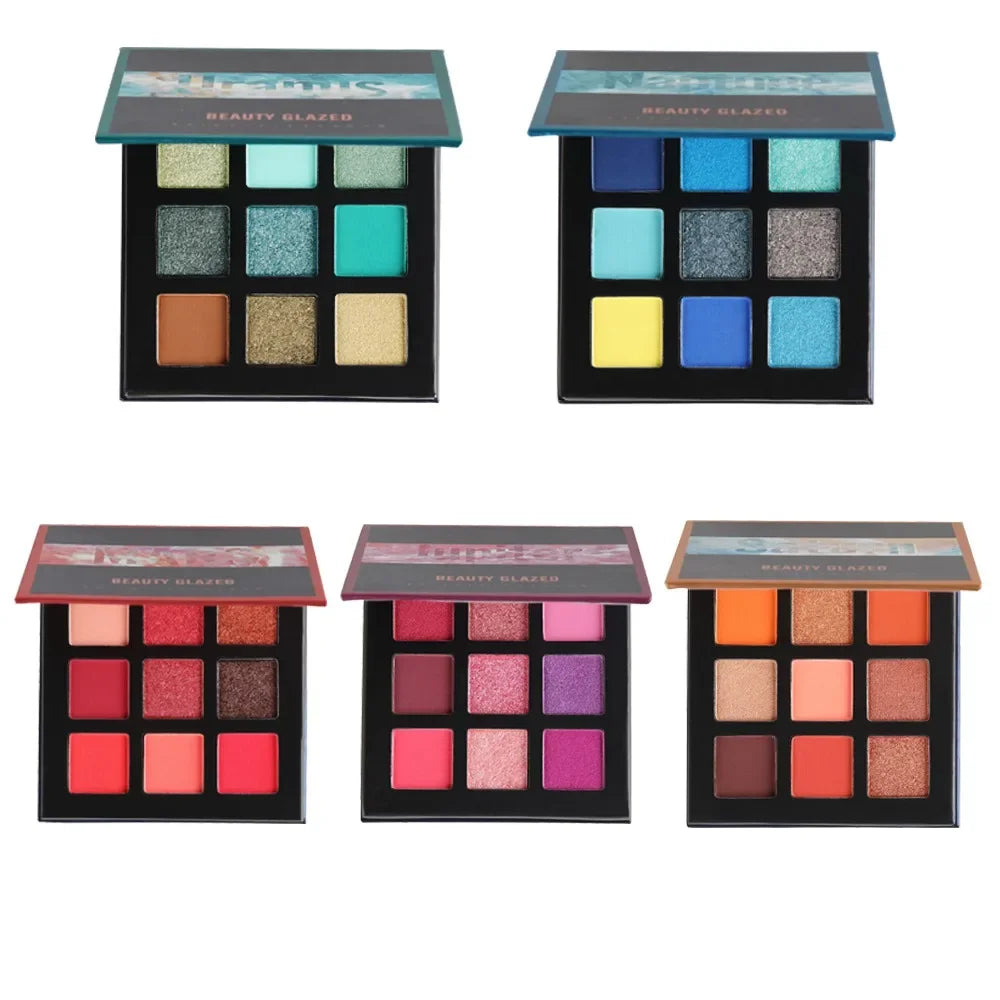Beauty Glazed 9 Color Eyeshadow Palette