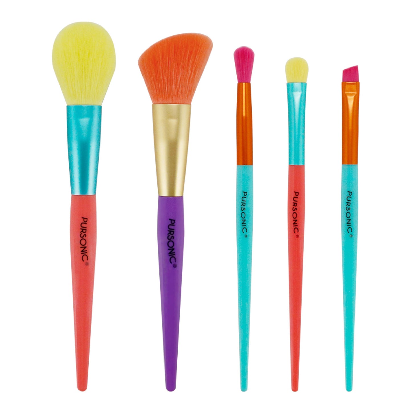 Pursonic Studio Makeup Brush Set (5 pcs)