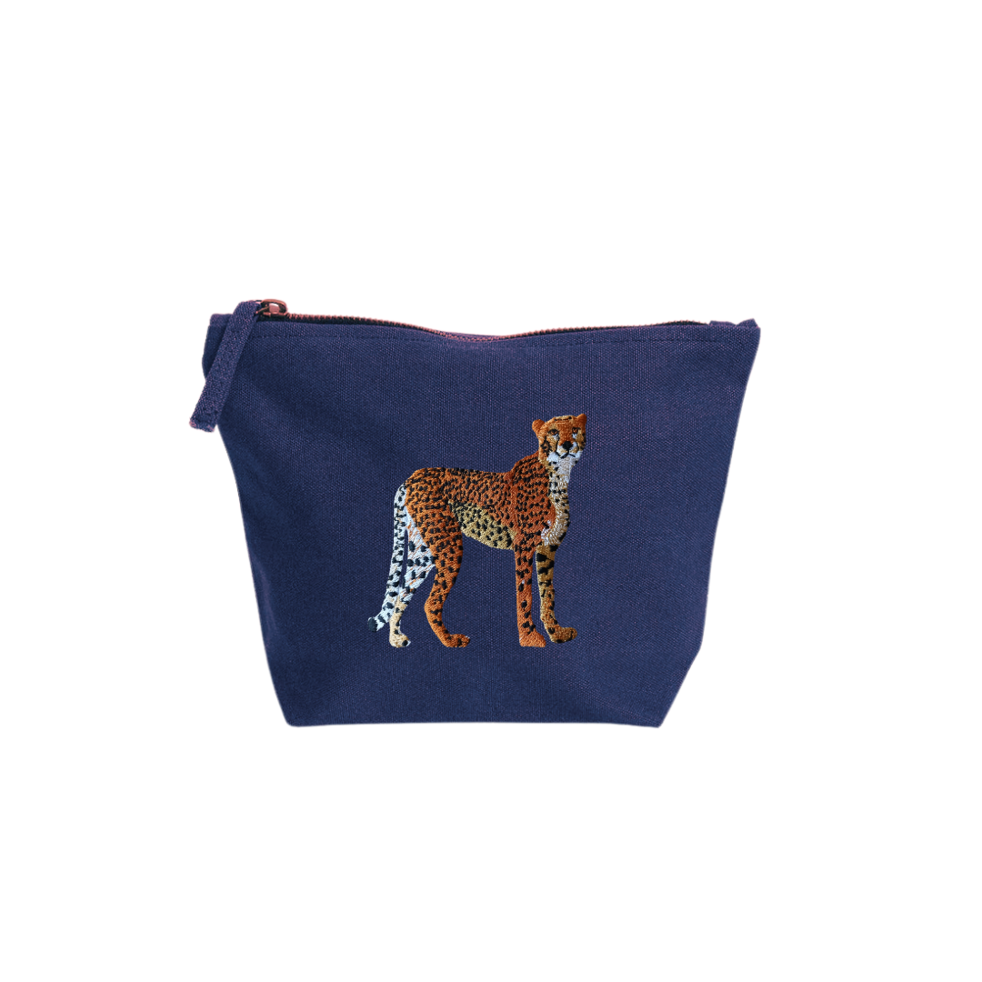 Cheetah Makeup Bag