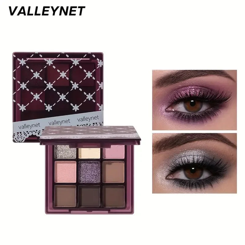 Cashymart 9 Color Purple Eyeshadow Palette