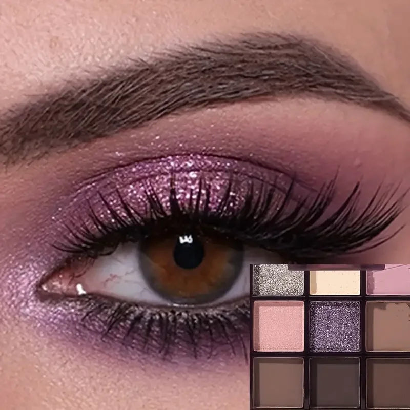 Cashymart 9 Color Purple Eyeshadow Palette