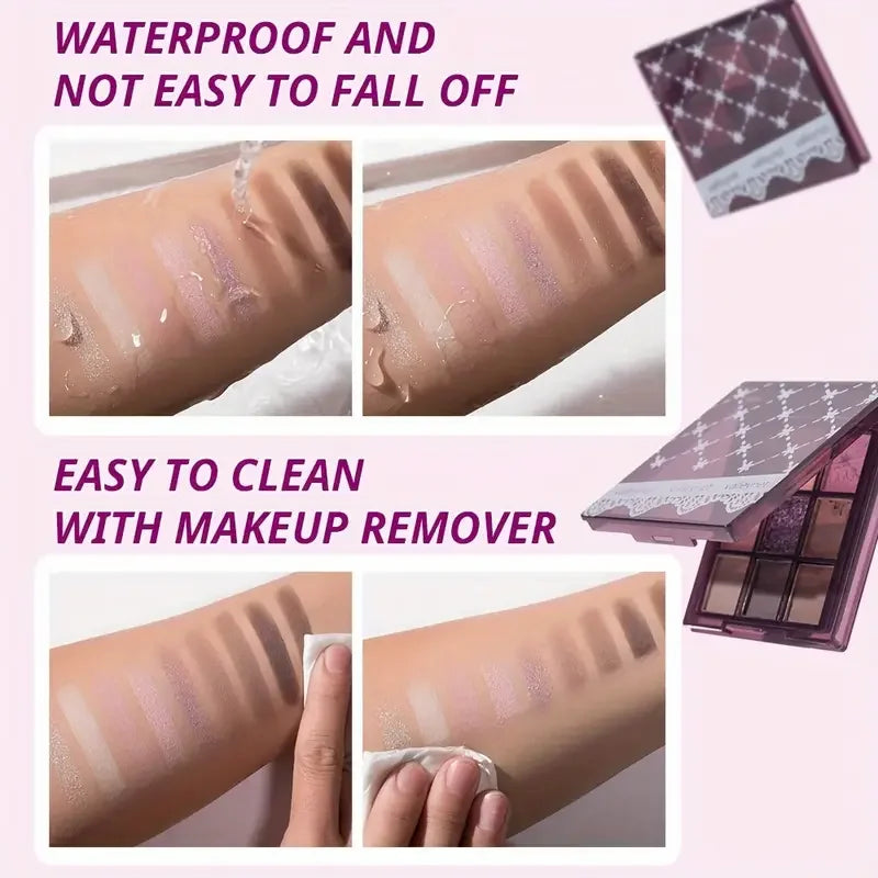 Cashymart 9 Color Purple Eyeshadow Palette