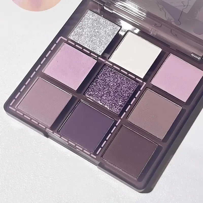 Cashymart 9 Color Purple Eyeshadow Palette