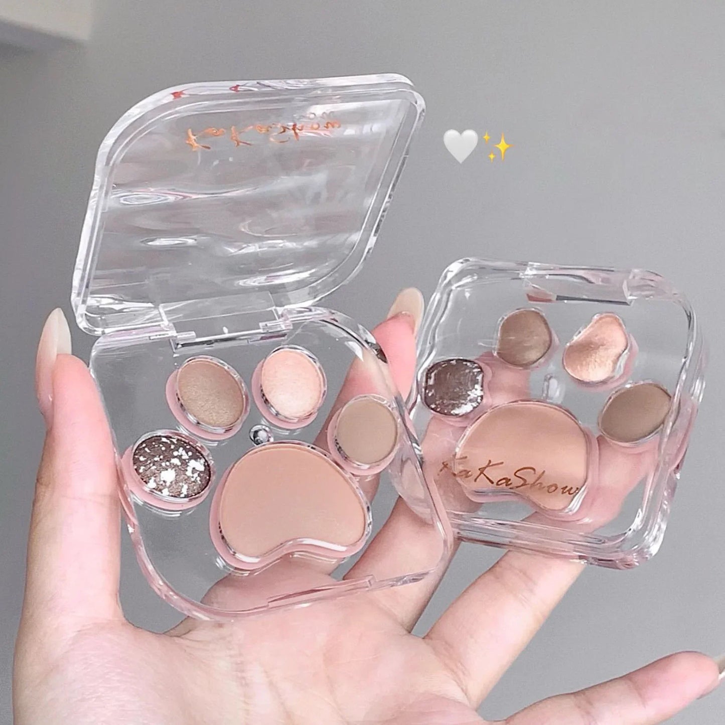 Cat Paw Shape Eye Shadow Palette 5 Colors