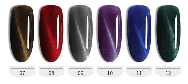 Cat's Eye Glue Nail Polish Set