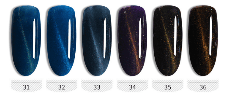 Cat's Eye Glue Nail Polish Set