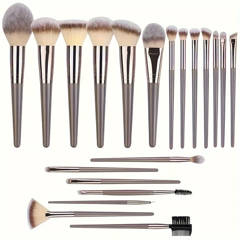 Champagne Luxe Makeup Brush Set