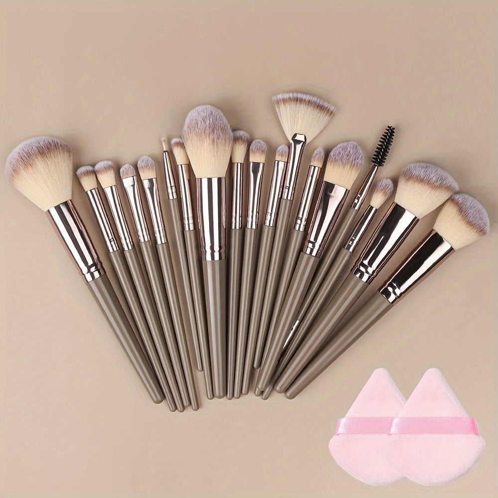 Champagne Luxe Makeup Brush Set