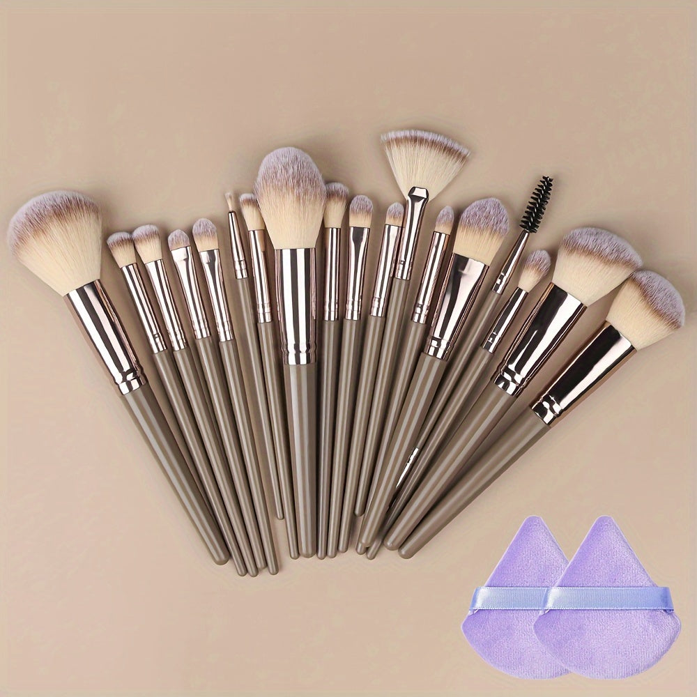 Champagne Luxe Makeup Brush Set