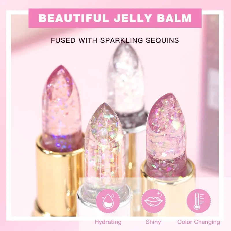 Color-Changing Glitter Lipstick