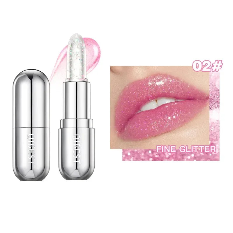 Color-Changing Glitter Lipstick