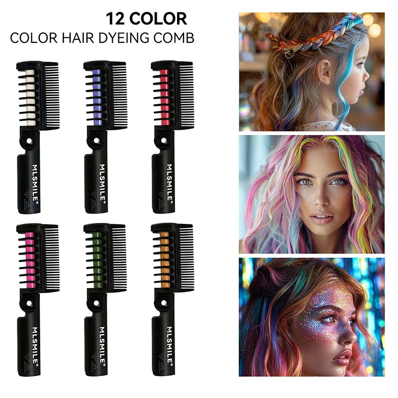 Color Hair Dyeing Comb