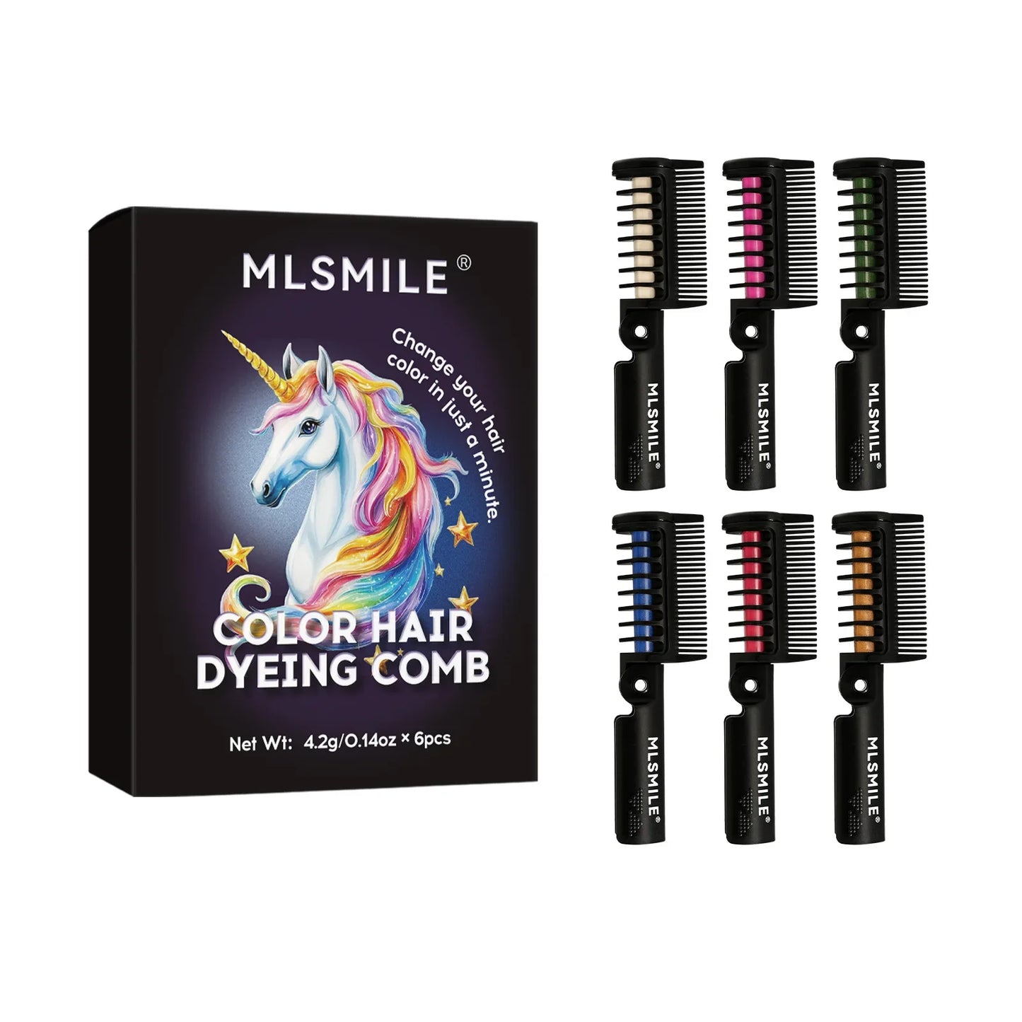 Color Hair Dyeing Comb