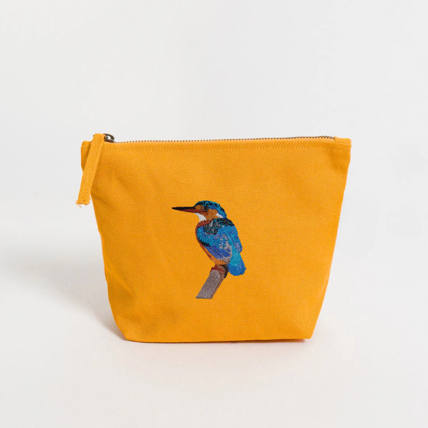 Malachite Kingfisher Makeup Bag