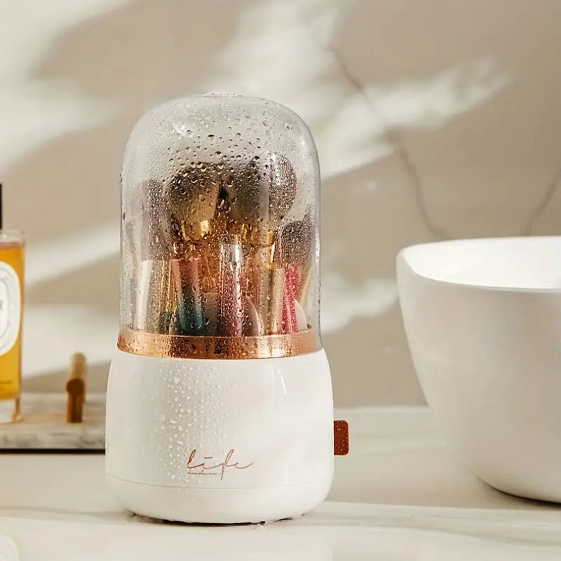 NNETM 360° Rotating Makeup Brush Organiser