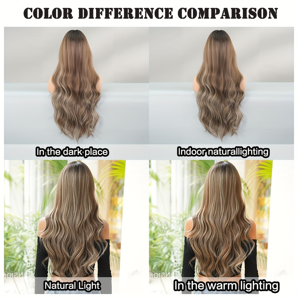 Dark Roots & Gray Highlights Hairpiece