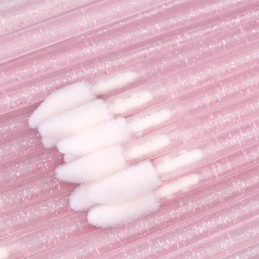 Disposable Glitter Lip Brushes Pack of 50
