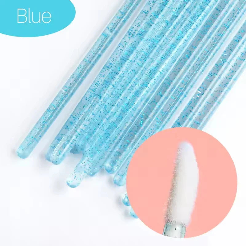 Disposable Glitter Lip Brushes Pack of 50