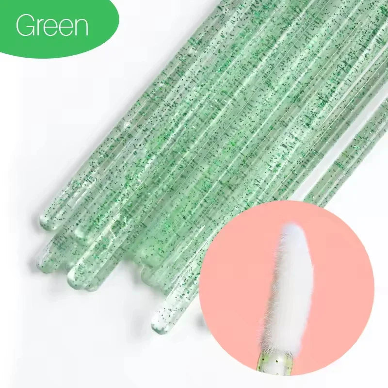 Disposable Glitter Lip Brushes Pack of 50