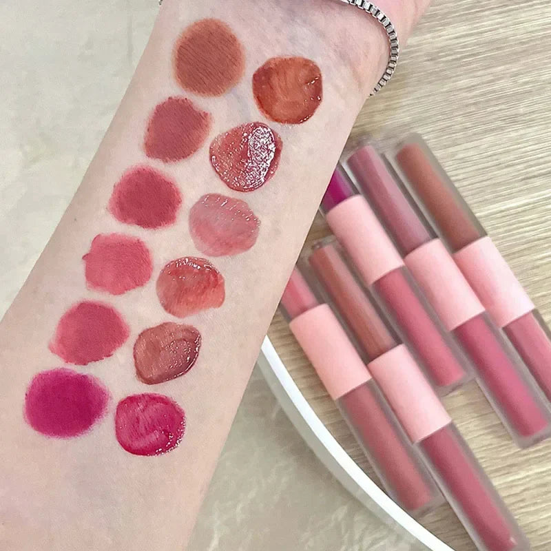 Double Head Waterproof Lip Gloss