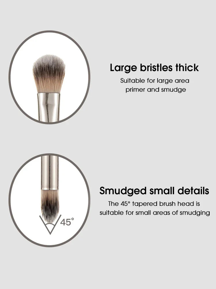 Double Headed Eyeshadow Brush for Easy Makeup