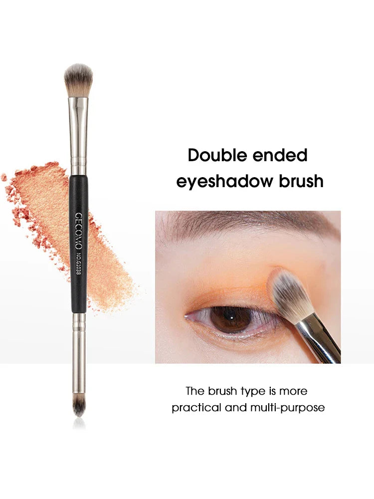 Double Headed Eyeshadow Brush for Easy Makeup