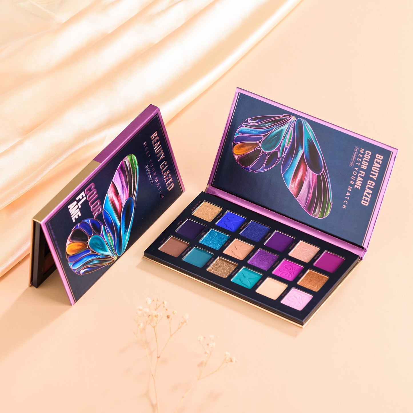 Easy-to-Apply 3D Butterfly Eyeshadow Palette