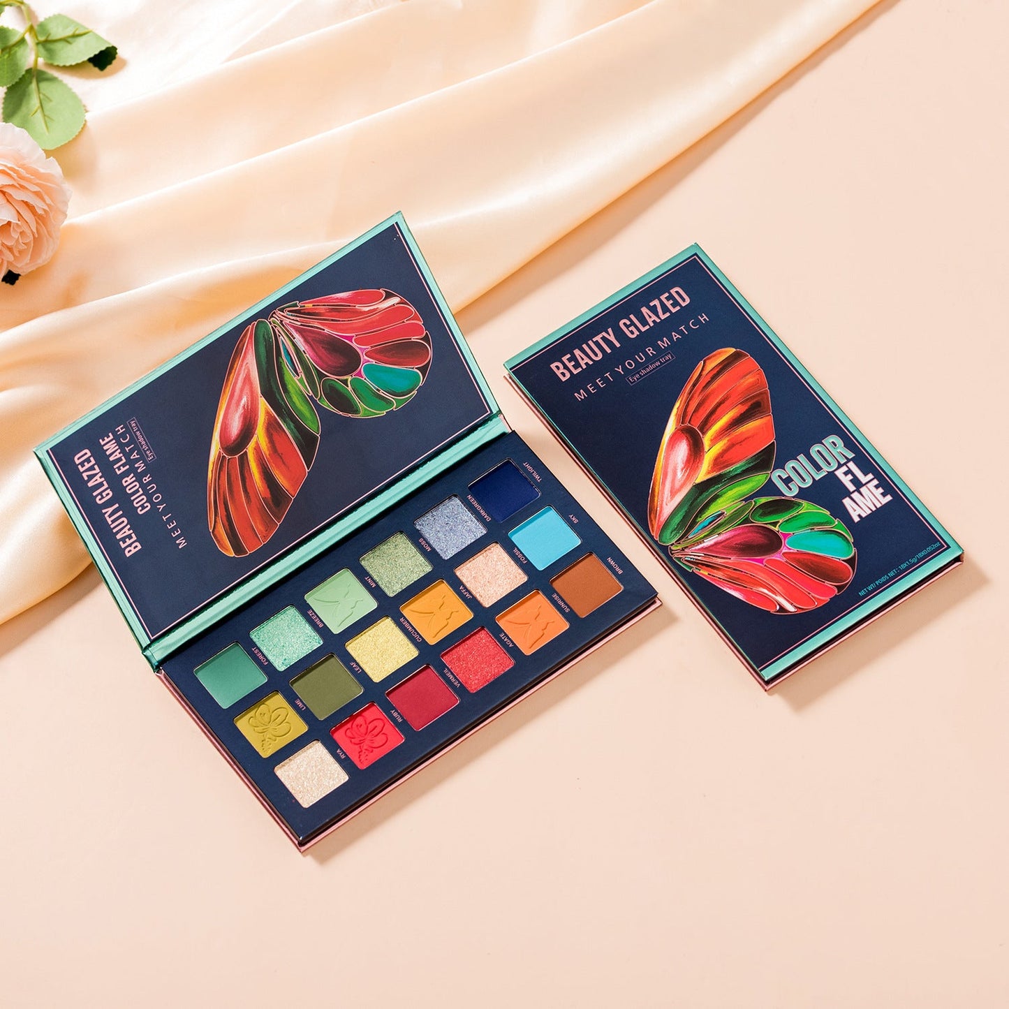 Easy-to-Apply 3D Butterfly Eyeshadow Palette