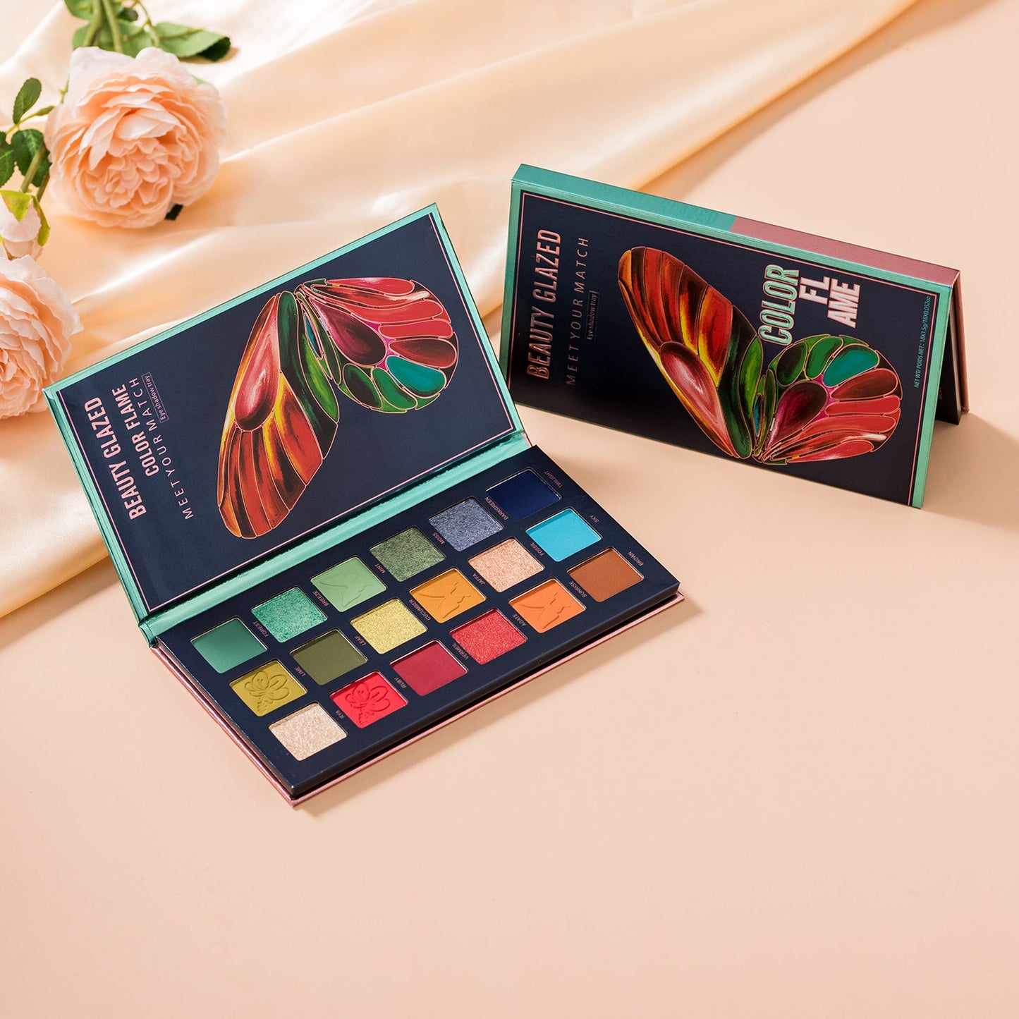 Easy-to-Apply 3D Butterfly Eyeshadow Palette