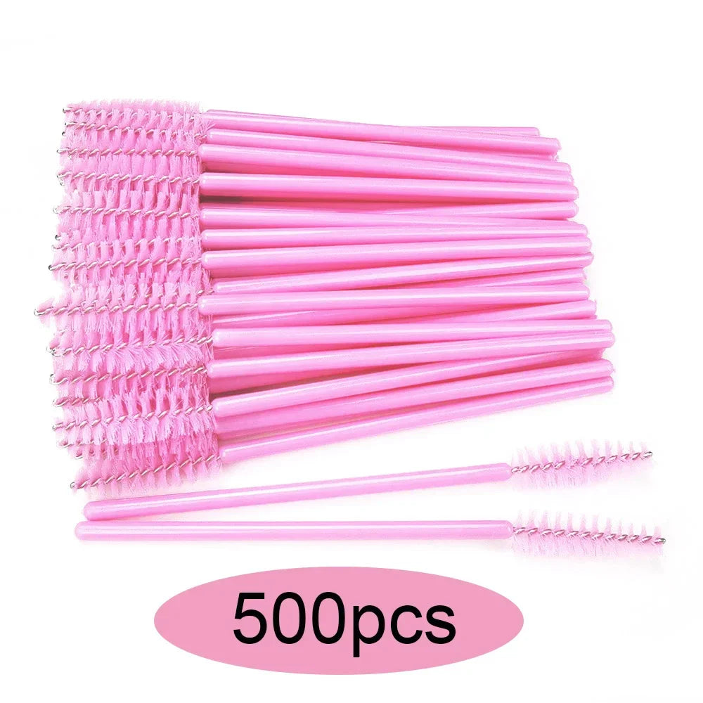 Eyebrow Eyelash Brushes Spoolies Applicator 50-500 pcs