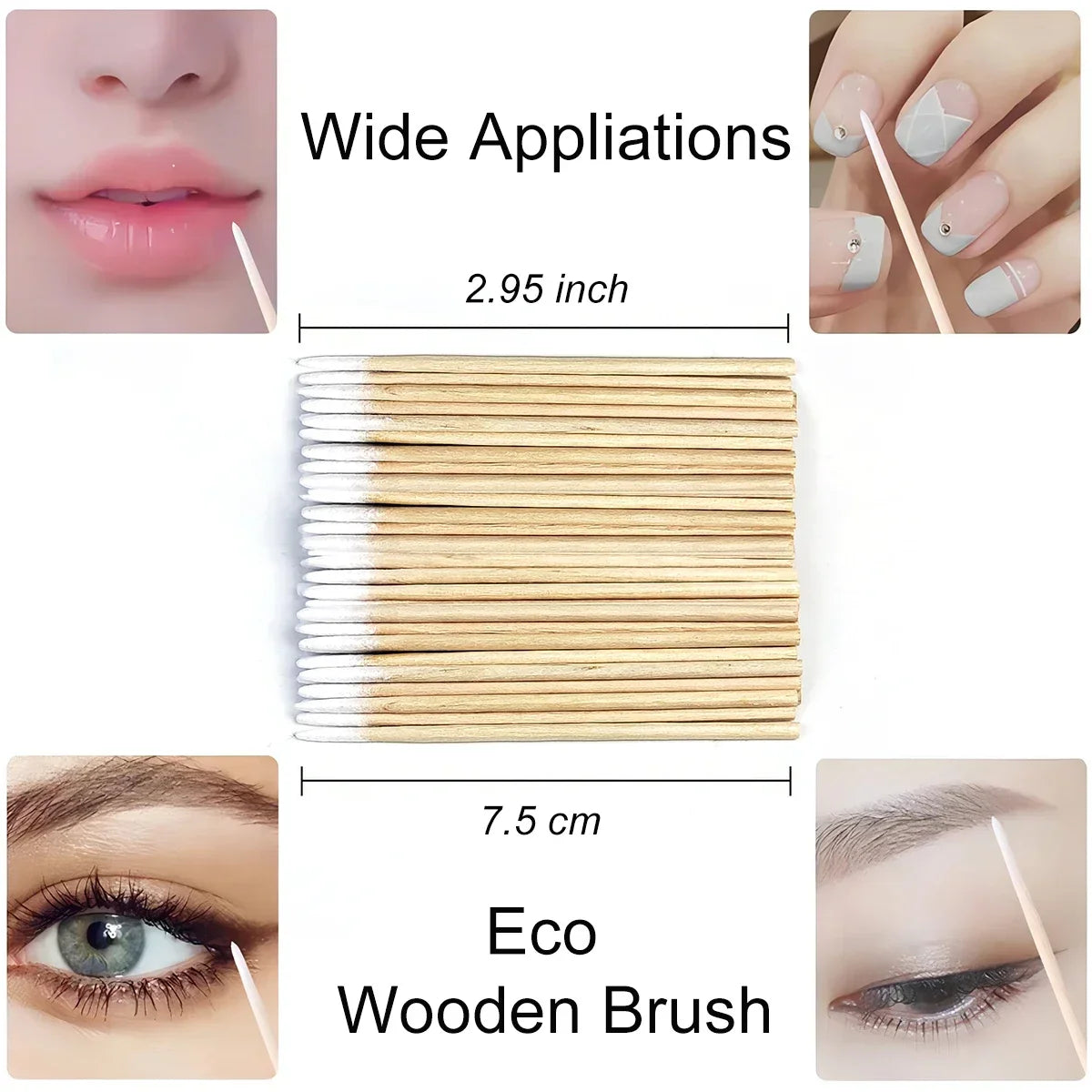 Eyebrow Eyelash Brushes Spoolies Applicator 50-500 pcs