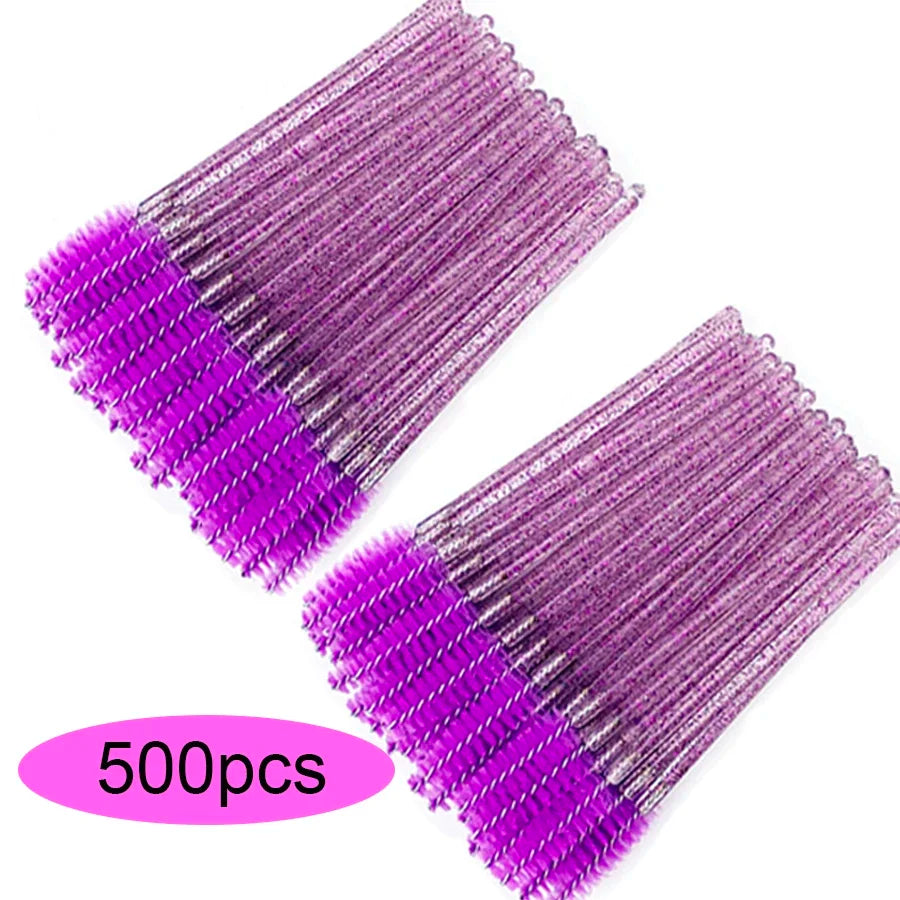 Eyebrow Eyelash Brushes Spoolies Applicator 50-500 pcs