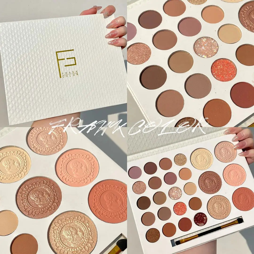 Eyeshadow color palette for brown eyes