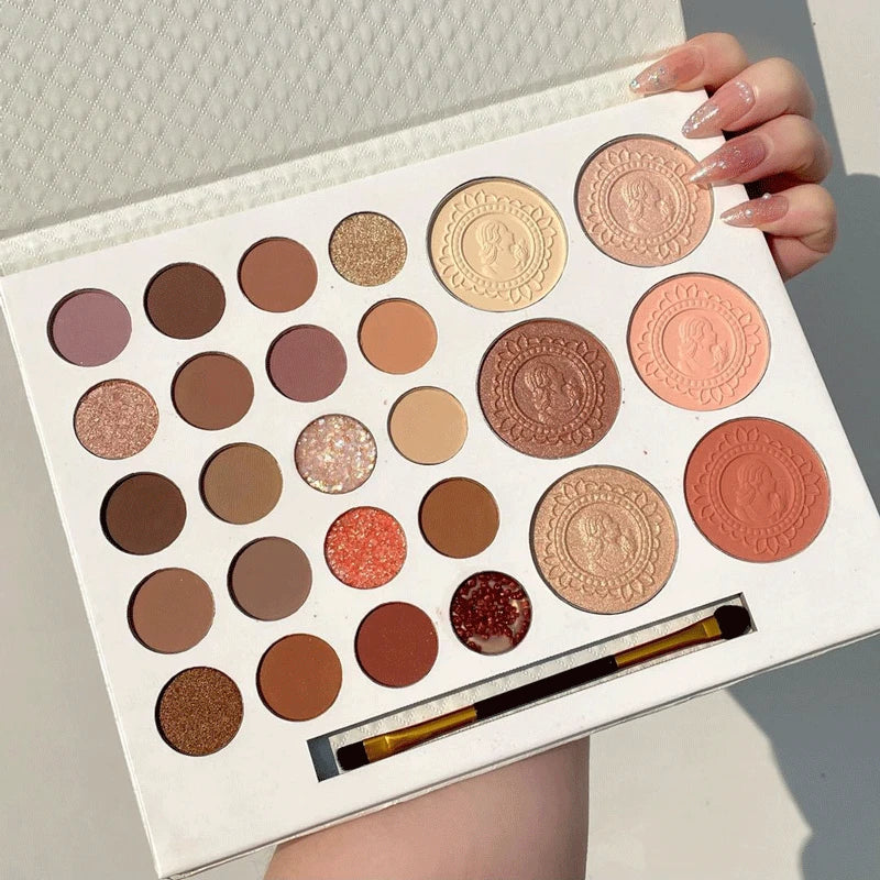 Eyeshadow color palette for brown eyes