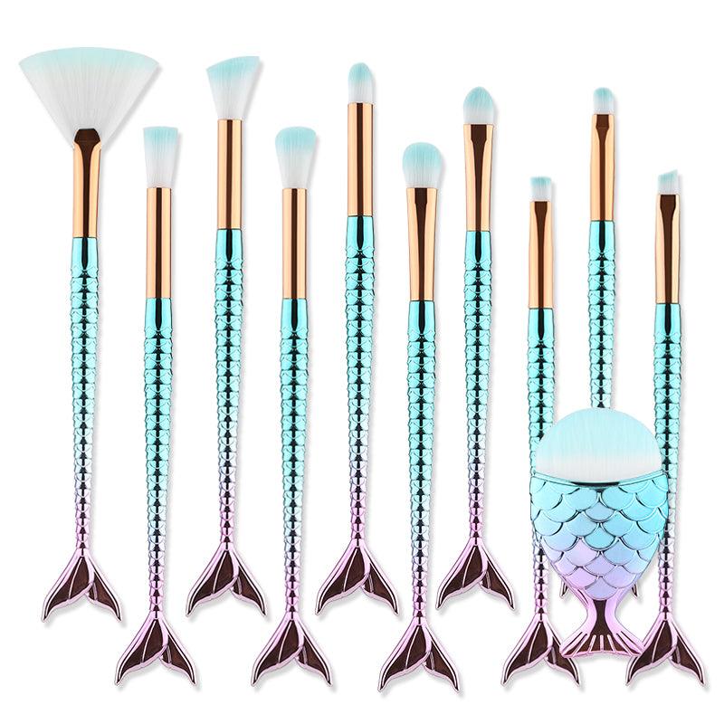 FEIYAN Mermaid Makeup Brush Set