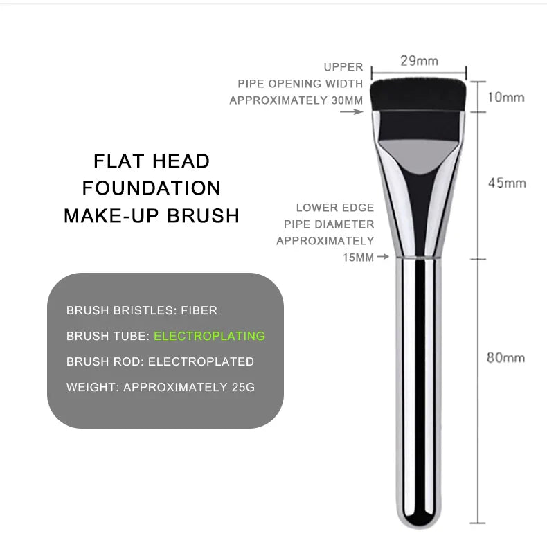 Flat Foundation Makeup Brush Mini Tool