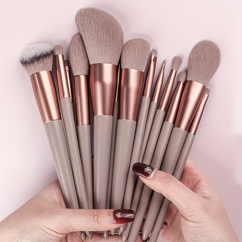 Fluffy Elegance Makeup Brush Set