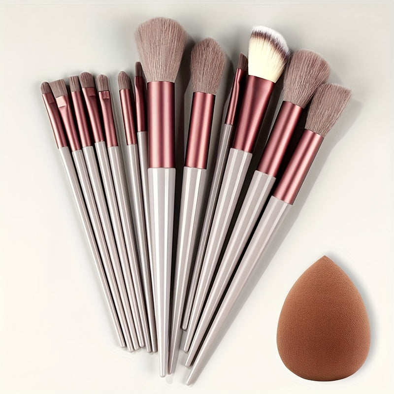 Fluffy Elegance Makeup Brush Set
