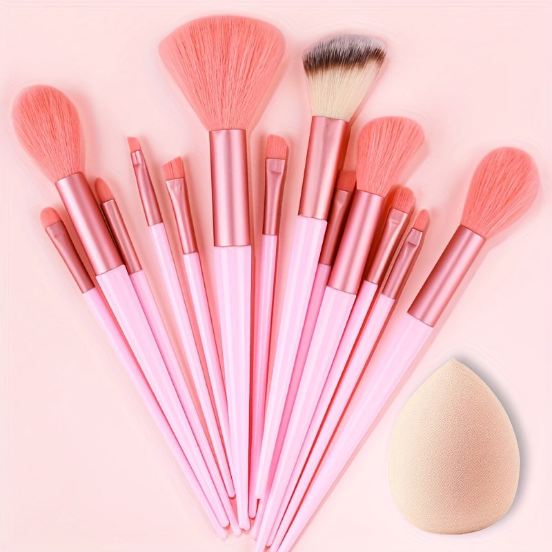 Fluffy Elegance Makeup Brush Set
