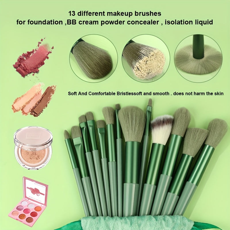 Fluffy Makeup Brush Set
