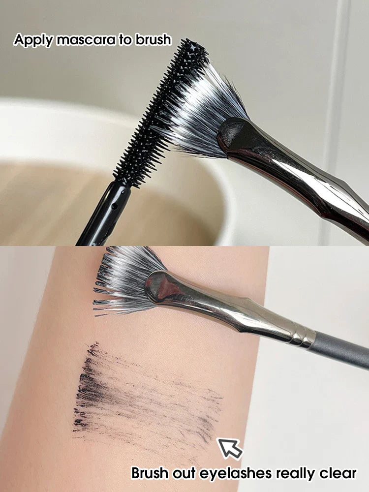 Folding Fan Mascara Brush for Lower Lashes