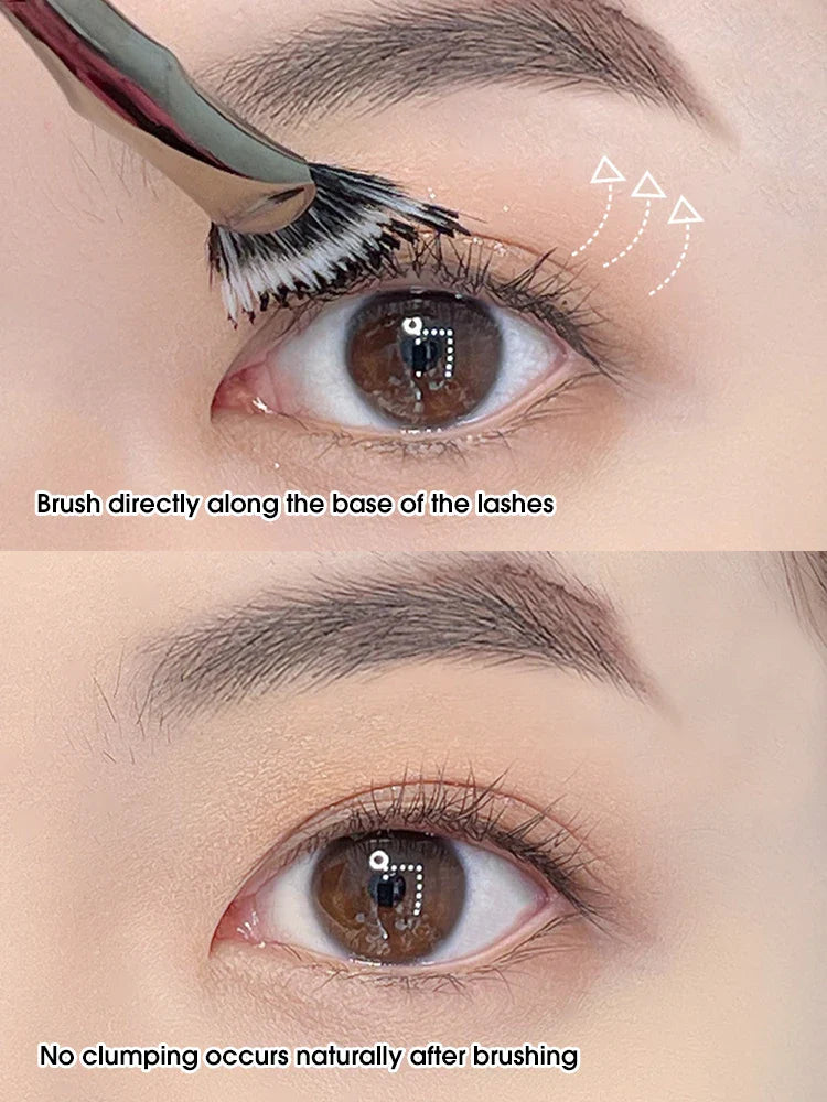 Folding Fan Mascara Brush for Lower Lashes