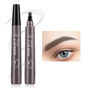 Four-Pronged Eyebrow Pencil Long Lasting Smudge Proof