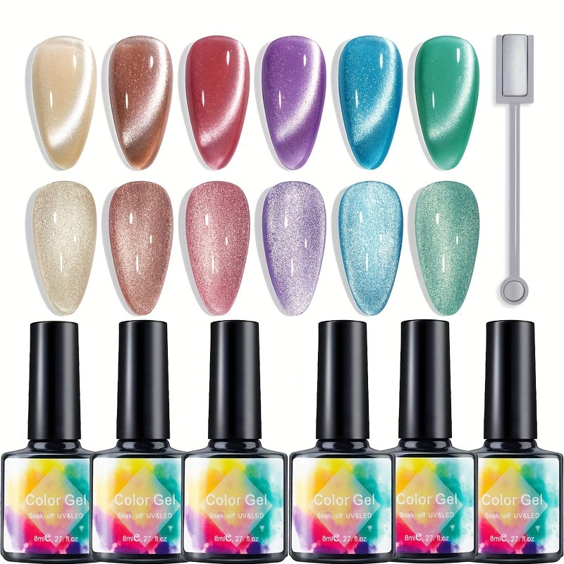 Glitter Gel Nail Polish Set
