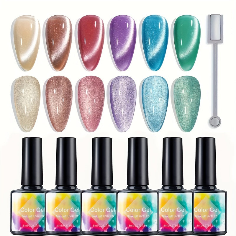Glitter Gel Nail Polish Set