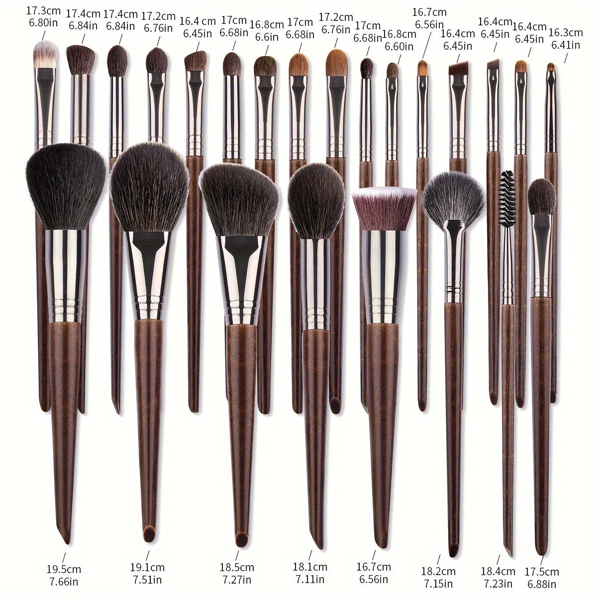 Goat Hair Makeup Brush Set