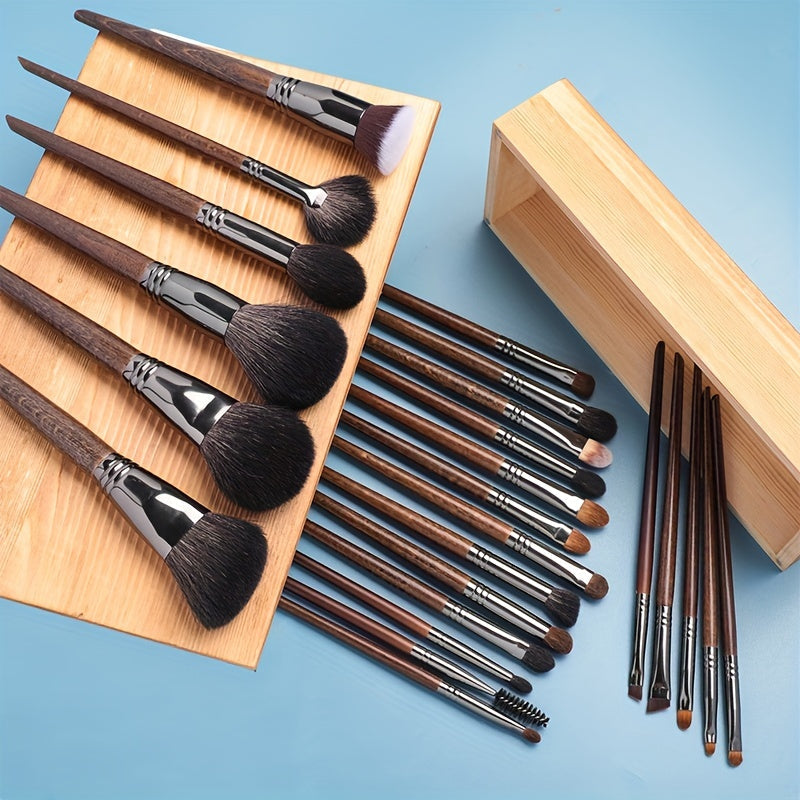 Goat Hair Makeup Brush Set