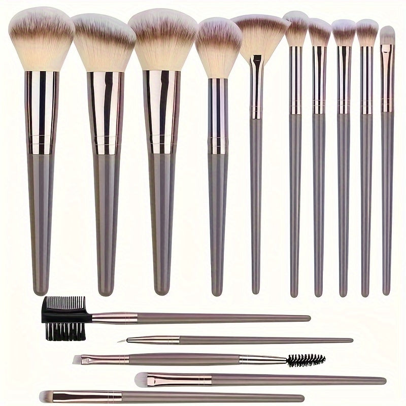Gold Makeup Brush Set